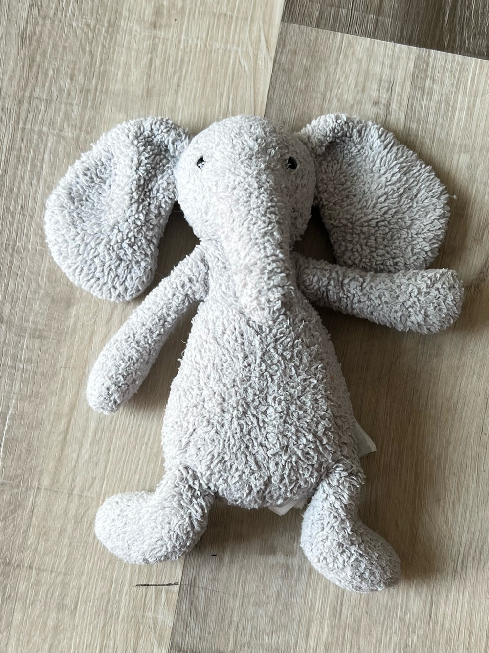 Jellycat Chouchou Elly Elephant grey baby soft toy plush beanie retired 2018 - Picture 3 of 8